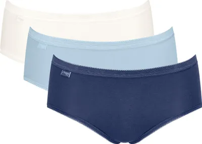 Produktbild von sloggi Damen Midislip 3-Pack Basic+ Midi - MULTIPLE COLOURS 20 - Größe 38