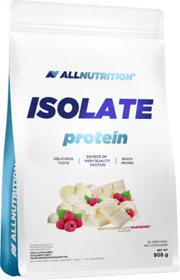 Produktbild von AllNutrition | Isolate Protein White chocolate with strawberry