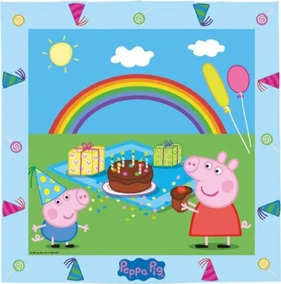 Produktbild von 20 Servietten Peppa Pig 33x33cm