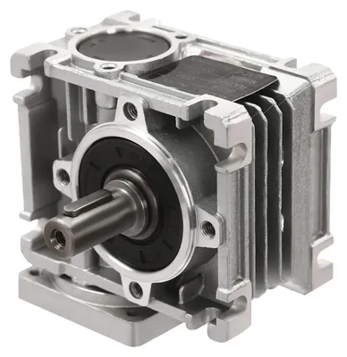 Immagine prodotto di Riduttore a vite senza fine - NMRV-030 - Rapporto di trasmissione 15:1 - Ingresso 11 mm - Uscita 14 mm - 0,06–0,18 kW - 1500 giri/min