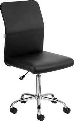 Produktbild von Famanu Bürostuhl Ergonomisch ohne Armlehnen - Schwarz - Höhenverstellbar und 360 Grad drehbar