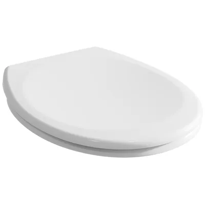 Produktbild von Toilettendeckel O Form WC-Sitze, Ergonomischer Toilettensitz mit Absenkautomatik Weiß, Klobrille abnehmbar, 250kg Tragkraft, PP Material, Cecipa