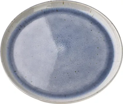 Image de Assiette plate en céramique Basic Nature Basic Nature II 26,5 x 26,5 x 2,5 cm Bleu 1 pièce