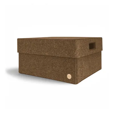 Produktbild von Aufbewahrungsbox CLASSIC Filz 45 x 40 x 22 cm mit Deckel in hellbraun meliert