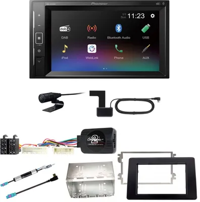 Produktbild von Pioneer DMH-A240DAB Bluetooth USB MP3 DAB+ Einbauset für Opel Movano ab 2019