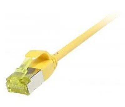 Obrázok produktu pre Synergy21 patch cable RJ45 CAT6A 500Mhz 0.25m yellow U/FTP slimline round d 3.8mm - Network - CAT 7