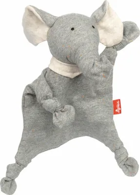 Image de Mini doudou éléphant jaune