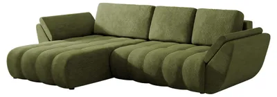 Produktbild von MIRJAN24 Ecksofa Faro L mit Bettkasten und Schlaffunktion, Seite universal, Rückenlehne in Form beweglicher Kissen (Farbe: Margo 227.11)