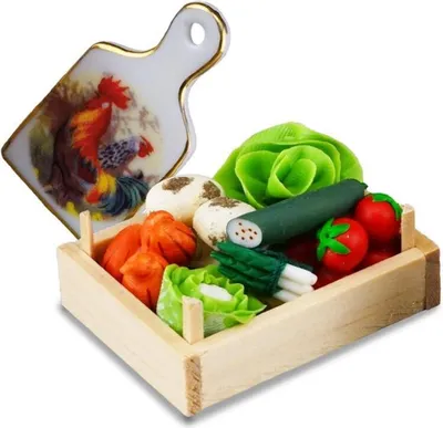 Image de Mini-set de découpe de légumes avec panier et planche à découper