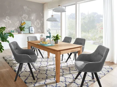 Produktbild von Auszugstisch Winspace 120-180x80 Eiche Geölt
