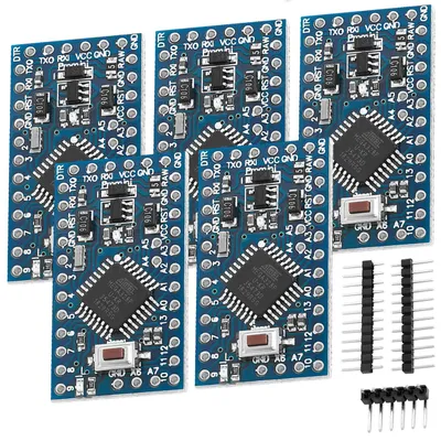 Produktbild von AZ-Delivery Mikrocontroller AZ-ProMini-Board mit 5V ATmega328 und 16MHz, 5x Pro Mini