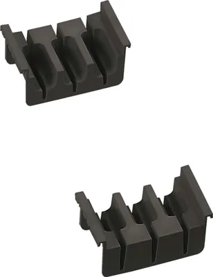 Produktbild von Ninka Messereinsatz Cuisio 96x44x53mm Messer Schubladeneinsatz Organizer für 3 Messer, Kunststoff schwarz