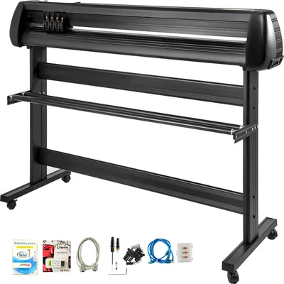 Produktbild von SucceBuy 53" Vinyl-Schneidemaschine, Basisplotter mit Ständer, einstellbare Kraft und Geschwindigkeit für die Schilderherstellung