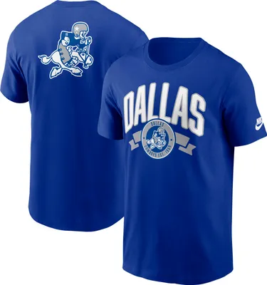 Produktbild von Herren-T-Shirt „NFL Nike Rewind“ der Dallas Cowboys, Größe M Dallas Cowboys NFL Nike Rewind Herren-T-Shirt aus Baumwolle, Größe: L