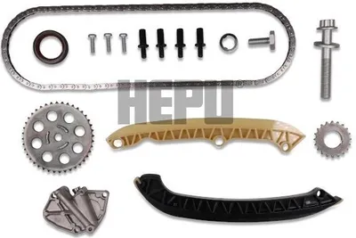 Produktbild von HEPU 21-0024 Steuerkettensatz Steuerkette für VW POLO (9N) Fox Schrägheck (5Z1, 5Z3, 5Z4) für SKODA Fabia II Schrägheck (542) Fabia II Combi (545)