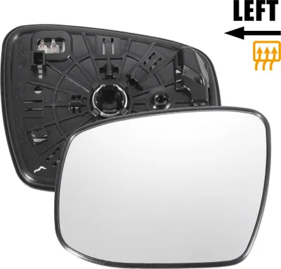 Image de Glace De Rétroviseur Latéral Gauche De Remplacement Avec Plaque De Support Chauffante En Verre Blanc Pour Honda Jazz Fit 2020-2021