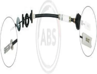 Produktbild von A.B.S. K24900 Kupplungsseil Seilzug für CITROËN Berlingo / Berlingo First (MF, GJK, GFK)
