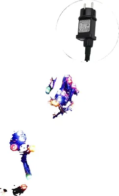 Image de Guirlande lumineuse, 400 LED, 8 modes d'éclairage, 1 pièce, prise UE