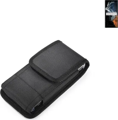 Produktbild von Holster Gürteltasche kompatibel mit Samsung Galaxy S22 Ultra Exynos Holster Gürtel Tasche wasserabweisend Handy Hülle Schutz Hülle Outdoor schwarz