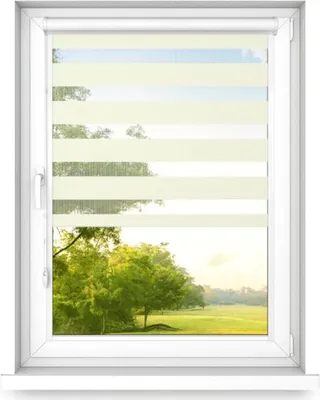 Image de time4blinds – Store Occultant sans Percage – Store Enrouleur – Adhésive, Cassette Aluminium – Beige, 1500x2000, Gauche