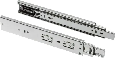 Produktbild von GTV H45 Kugelführung H45 PRESTIGE mit Selbsteinzug - Schubladenschienen Vollauszüge Schubladenauszüge - 45x550 mm - Starken Verzinkt Stahl - Schienensystem Belastbar bis 35 Kg 1 Set= 2 Stück