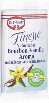 A product shot of Dr. Oetker Finesse Bourbon Vanilla Aroma.