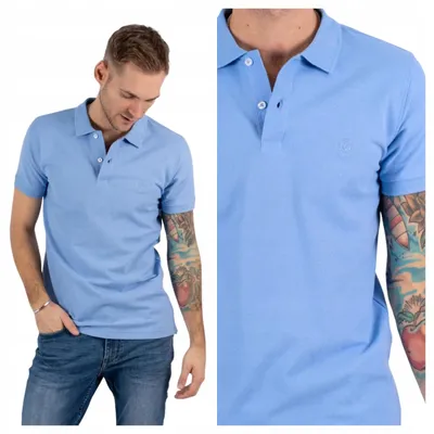 Produktbild von Marcus | Tyler Herren-Poloshirt, lässiger Stil, Basic-Baumwolle, Größe L