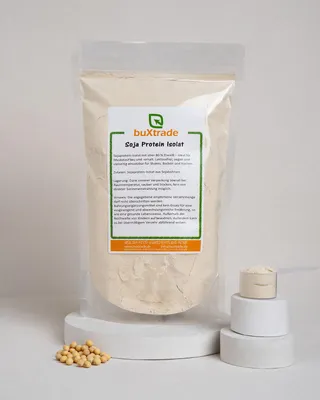 Produktbild von 100 g Soja Protein | Isolat | Vegan | Vegetarisch | Eiweiß | Buxtrade