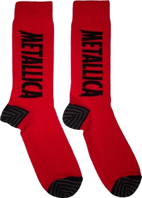 Produktbild von Metallica - Socken für Herren/Damen Uni RO14057 (39,5 EU - 45,5 EU) (Rot/Schwarz)