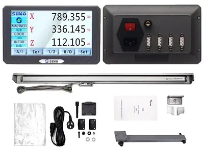 Obrázek produktu pro Digitální displej, dotyková obrazovka, vysoká přesnost, DRO-1PCS KA300