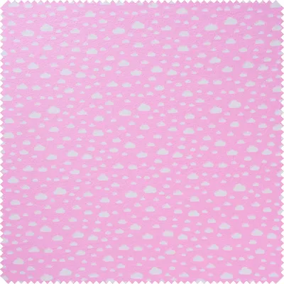 Produktbild von Jersey-Stoff "Wolken" 150 cm breit, Meterware Rosa
