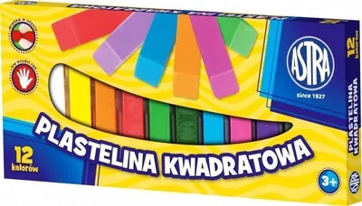 Immagine prodotto di Astra Plastilina quadrata 12 colori - per modellare
