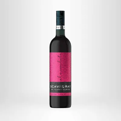 Produktbild von Scavi & Ray al Cioccolata Rotwein mit Schokolade trocken | 10,5 % vol | 0,75 l