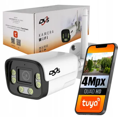 Produktbild von DVS DVS-MP4028TT-IRW WLAN Außenkamera 4MP Tuya Nachtsicht