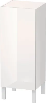 Produktbild von Halbhochschrank L-CUBE INDIVIDUAL 250/500x200/363x600/900mm Ans li we hgl Anschlag links weiß hochglanz