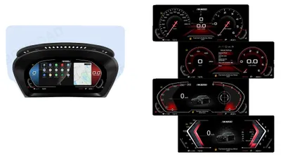 Obrázek produktu pro Přístrojová deska s 12,3palcovým displejem, kompatibilní s i limuzínami řady 5 a 6, s podporou CarPlay