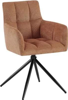 Produktbild von CLP Esszimmerstuhl Jonah Stoff orange