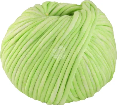 Produktbild von Lana Grossa GELATO VINTAGE 100 g weiches, gefülltes Baumwoll-Schlauchbändchen 80 m Farbe 107 - Frühlingsgrün/Weiß