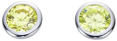 Produktbild von Miamar 01.1098HG Damen Ohrstecker Silber Zirkonia hellgrün