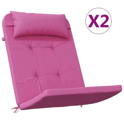 Immagine prodotto di vidaXL Cuscini Adirondack 2 pezzi. Tessuto Oxford rosa