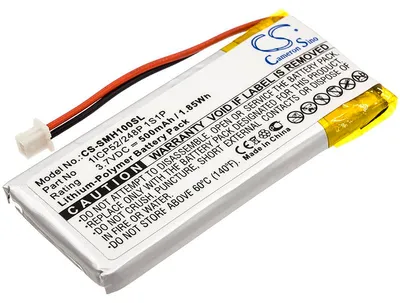 Obrázek produktu pro TECHTEK Baterie kompatibilní s [Sena] SMH-10, SMH-10 Lifespan nahrazuje 1ICP52/248P 1S1P