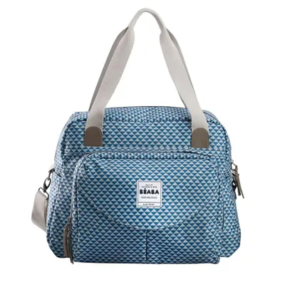 Image de Beaba Sac à langer Geneva II "PLAY PRINT" bleu ; 940199