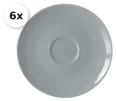 Produktbild von Untertasse für Espresso 6er Set Suomi grau-blau