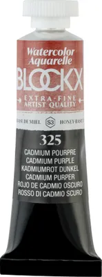 Produktbild von Blockx 3x Aquarellfarbe, Dunkles Kadmiumrot Tube 15ml Cadmium Pourpre 44325BXC