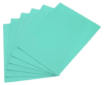 6 EVA-Schaumstoffplatten, 1,7 mm, himmelblau, Bastelbedarf