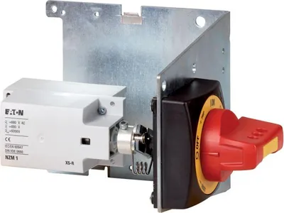 Produktbild von EATON Hauptschalterbausatz NZM1-XSRM-R seitlich rechts rot 266673