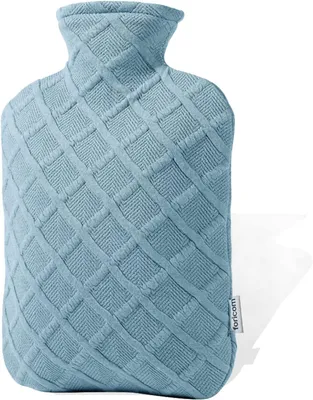 Productafbeelding van Warmwaterkruik met deksel - Warmwaterzak, 1,8 liter, gemaakt van PVC, BPA-vrij en geurloos, voor pijnverlichting en gebruiksgemak