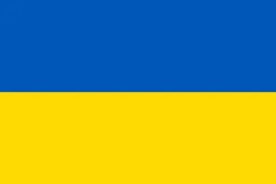 Ukraine-Flagge 90x150 cm, Polyester, wetterfest, mit Ösen