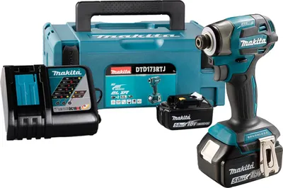Zdjęcie produktu dla Makita Wkrętarka Udarowa 1/4" 180Nm 18V Lxt 5.0Ah Dtd173Rtj Walizka