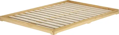 Produktbild von Futonbett platzsparend extra niedriges Bodenbett 140x200 Esche lackiert V-60.47E-14Rollrost inkl.
